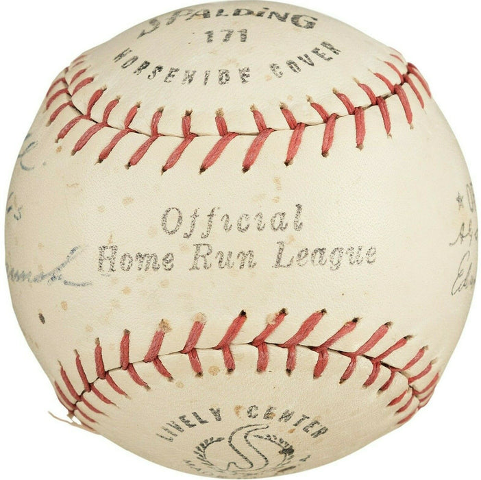 Heinie Manush Single Signed 1960's Baseball PSA DNA COA Hall Of Fame