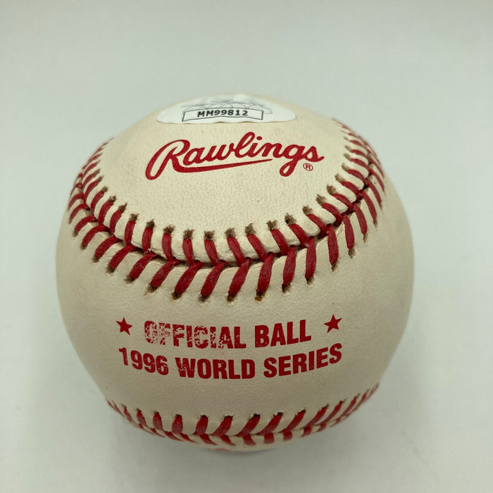 John Sterling "The Yankees Win!" Signed 1996 World Series Baseball JSA COA