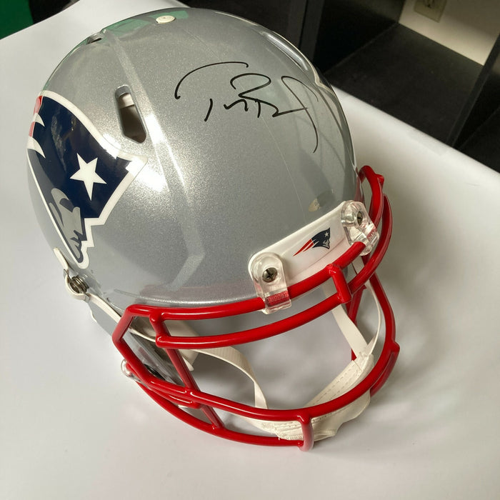 Tom Brady UDA Signed New England Patriots Authentic Game Model Helmet Upper Deck