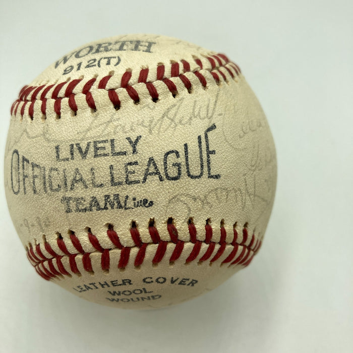 Mickey Mantle Joe DiMaggio Hall Of Fame Multi Signed Baseball Beckett COA