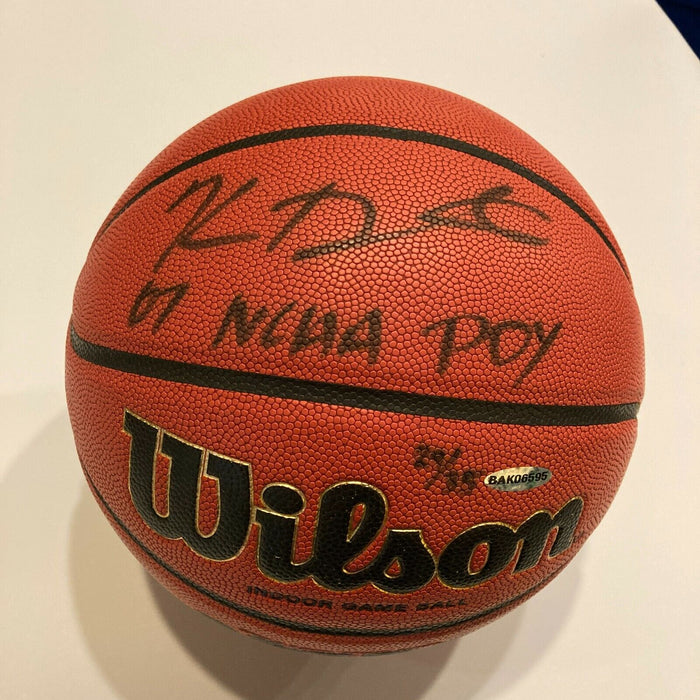 Kevin Durant 2007 NCAA Player Of The Year Rookie Signed Basketball UDA