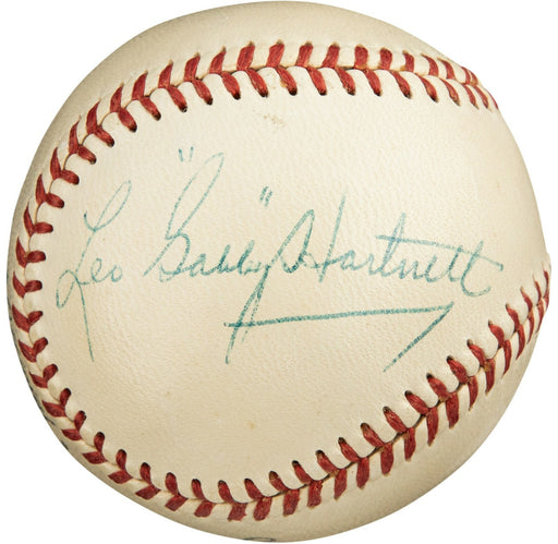 Beautiful Gabby Hartnett Single Signed National League Baseball PSA DNA COA