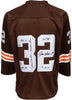 The Finest Jim Brown Signed Heavily Inscribed STATS Cleveland Browns PSA DNA JSA