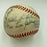 Mickey Mantle Joe Dimaggio Mrs. Babe Ruth Mrs. Lou Gehrig Signed Baseball PSA