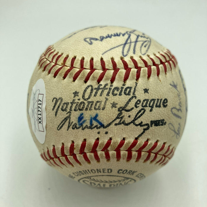 1964 St. Louis Cardinals World Series Champs Team Signed Baseball JSA COA