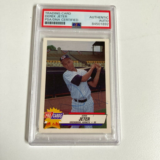 Derek Jeter Signed 1993 Fleer Procards All-Stars RC Rookie PSA DNA