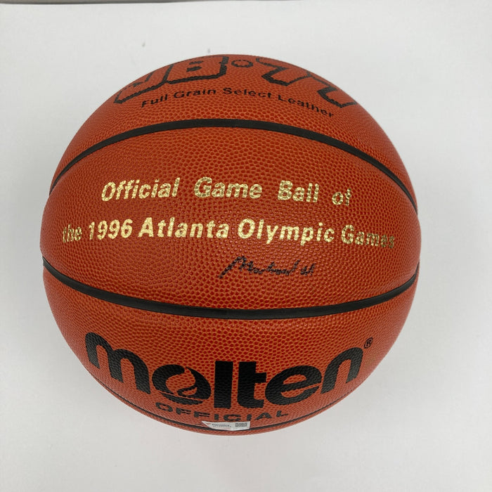 Muhammad Ali Signed 1996 Official Olympics Game Basketball JSA COA