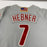 Richie Hebner 2001 Philadelphia Phillies Game Used Majestic Jersey