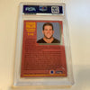 Rare 1992 Fleer Ultra Chris Miller Signed Promo Card With Fleer Stamp PSA DNA