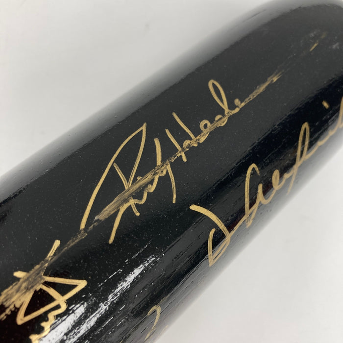 3,000 Hit Club Multi Signed Baseball Bat 11 Signatures Willie Mays JSA COA