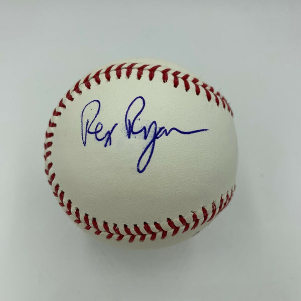 Rex Ryan & Bob Ryan NFL Coaches Signed Major League Baseball With JSA COA