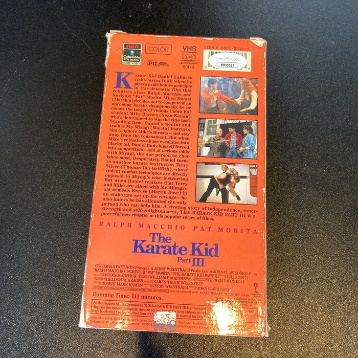 Ralph Macchio Martin Kove Sean Kanan Thomas Griffith Signed Karate Kid VHS JSA