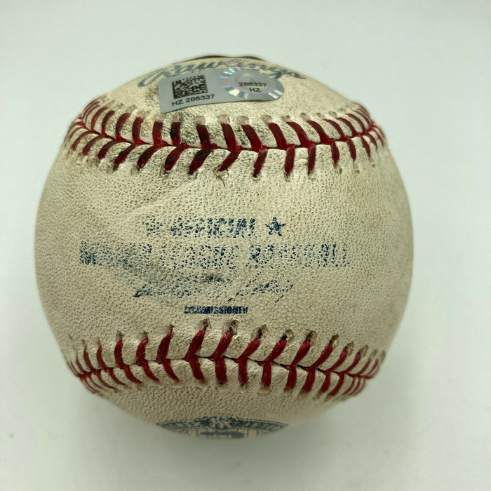 Derek Jeter Signed Game Used Baseball From One Of Final Career Games Steiner COA