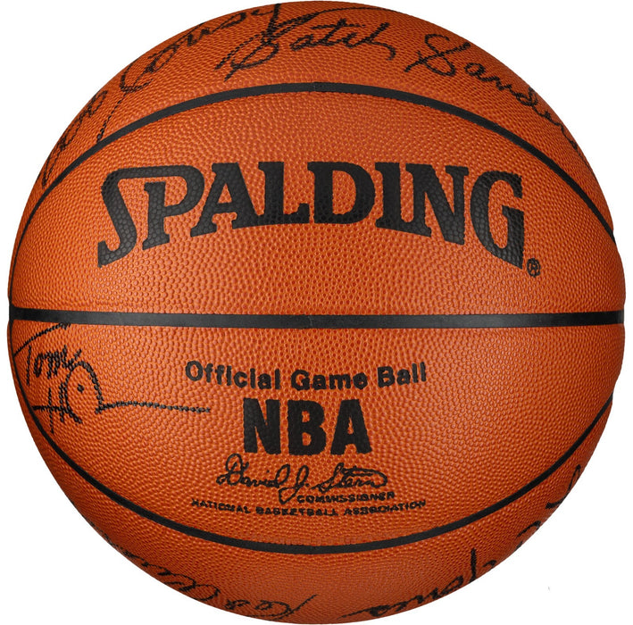 1959-60 Boston Celtics NBA Champs Team Signed Basketball PSA DNA & Beckett COA