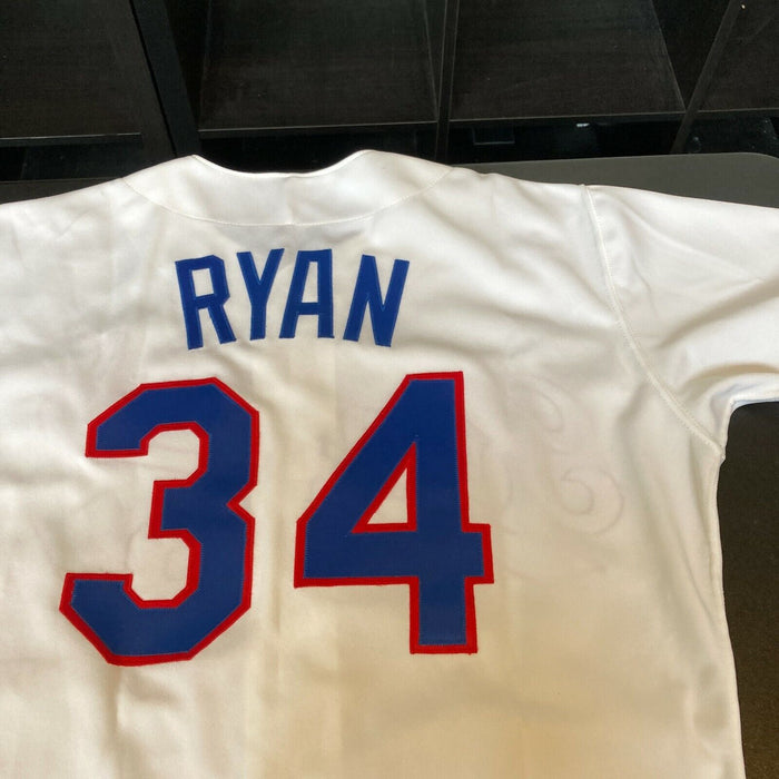 Nolan Ryan Signed Authentic Game Issued 1989 Texas Rangers Jersey With JSA COA