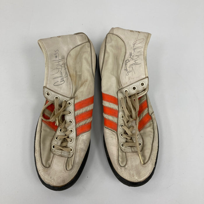 Archie Griffin Signed 1970's Adidas Cleats Shoes JSA COA
