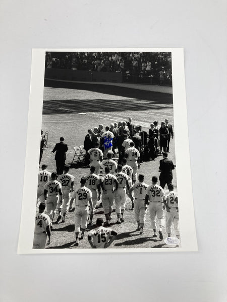Stan Musial Signed 11x14 Photo Stan The Man Hologram
