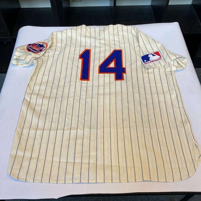 Beautiful 1969 New York Mets World Series Champs Team Signed Jersey JSA COA