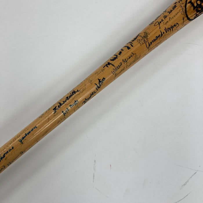 Willie Mays Hank Aaron Negro League Legends Signed Baseball Bat 123 Sigs Beckett
