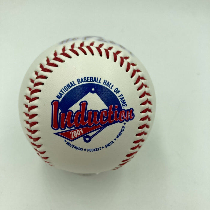 Bill Mazeroski HOF 2001 Signed Hall Of Fame Induction Baseball JSA COA
