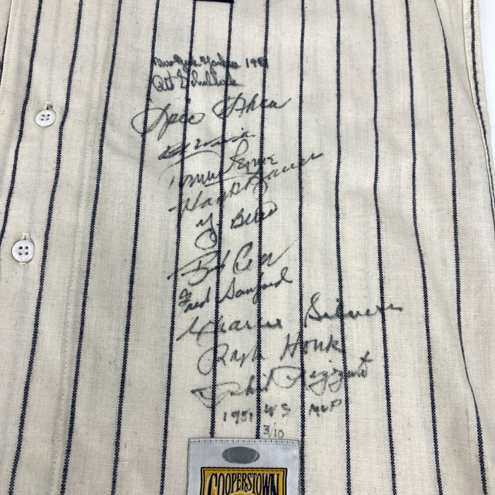 1951 New York Yankees & Giants W.S. Champs Team Signed Jersey PSA DNA MINT 9