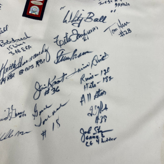 1982 St Louis Cardinals World Series Champs Team Signed Rawlings Jersey JSA COA