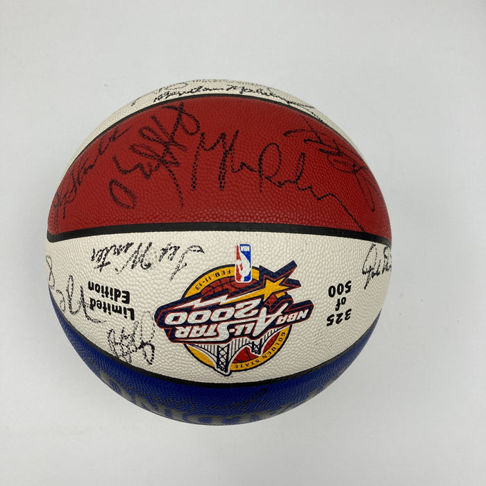 Kobe Bryant 2000 All Star Game Team Signed Basketball Beckett COA