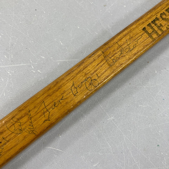 1961-1962 Toronto Maple Leafs Stanley Cup Champs Team Signed Hockey Stick JSA