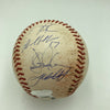 2007 Boston Red Sox World Series Champs Team Signed ALDS Game Used Baseball JSA