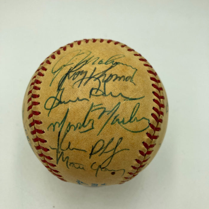 1985 Seattle Mariners Team Signed American League Baseball JSA COA
