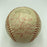 1956 New York Yankees World Series Champs Team Signed Baseball JSA COA