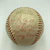 1956 New York Yankees World Series Champs Team Signed Baseball JSA COA