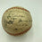 Joe Dimaggio Pre Rookie 1935 San Francisco Seals Team Signed Baseball JSA COA