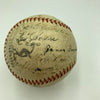 Joe Dimaggio Pre Rookie 1935 San Francisco Seals Team Signed Baseball JSA COA