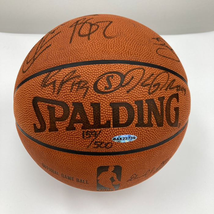 2007-08 Boston Celtics NBA Champs Team Signed Basketball UDA Upper Deck COA
