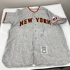 Beautiful Willie Mays Signed Authentic New York Giants Jersey JSA COA