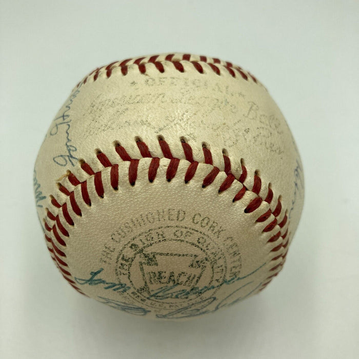 1955 Boston Red Sox Team Signed Official American League Baseball