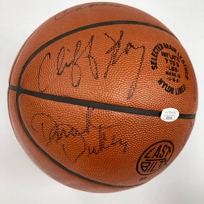 1974-75 Golden State Warriors NBA Champs Team Signed Vintage Game Basketball JSA