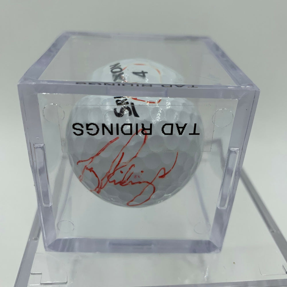 Tag Ridings Signed Autographed Golf Ball PGA With JSA COA