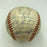 Beautiful 1957 Milwaukee Braves World Series Champs Team Signed Baseball JSA COA