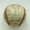 Beautiful 1957 Milwaukee Braves World Series Champs Team Signed Baseball JSA COA