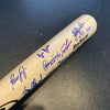 1998 NY Yankees WS Champs Team Signed Bat Derek Jeter Mariano Rivera Steiner