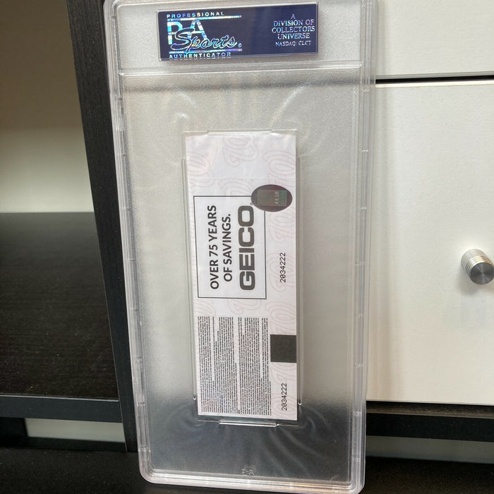 Albert Pujols 500th Home Run Signed Original Full Ticket PSA DNA COA 4-22-2014