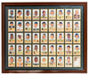 1989 Perez Steele Multi-Signed Uncut Sheet 39 Sig Mickey Mantle Ted Williams JSA