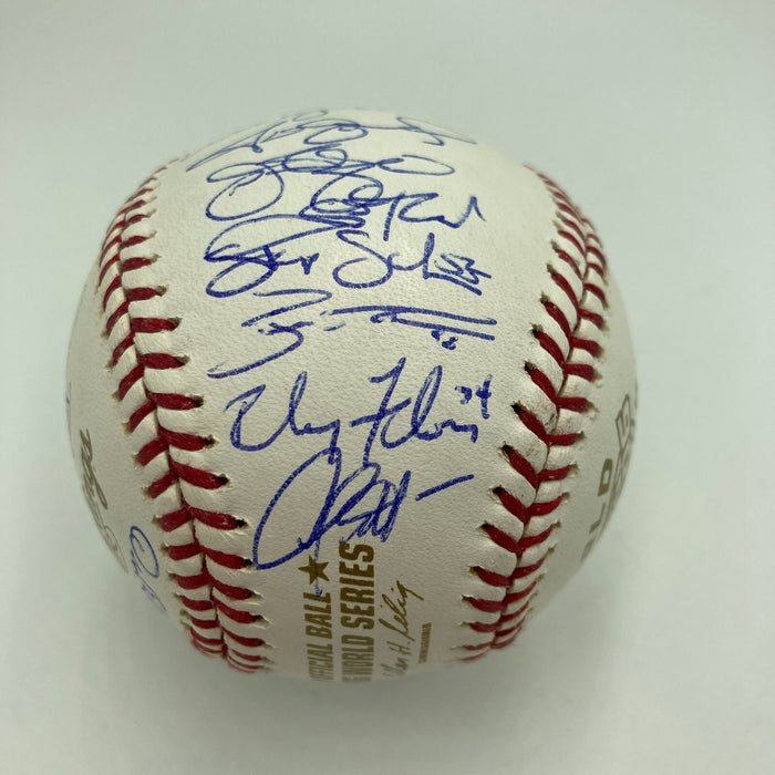 Stunning 2006 St. Louis Cardinals World Series Champs Team Signed Baseball PSA