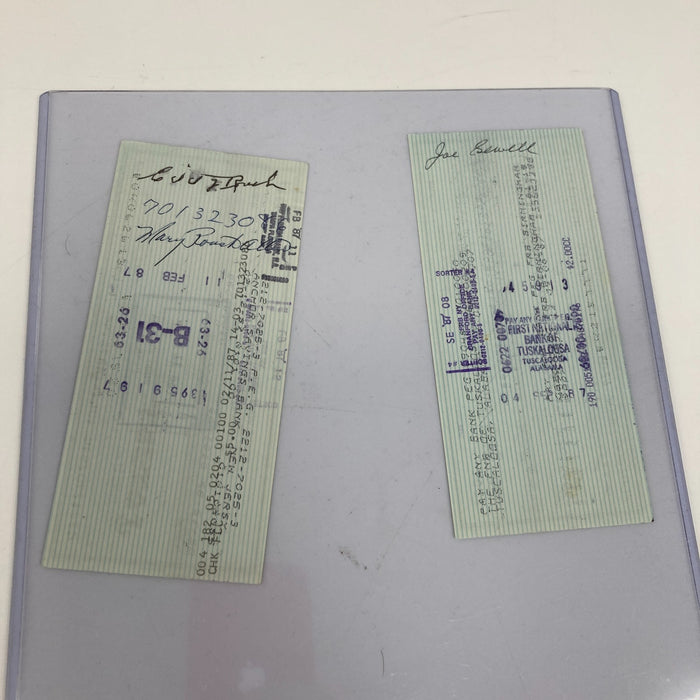 Lot Of (18) Signed MLB Baseball Photos Jose Canseco Bob Feller Don Larsen