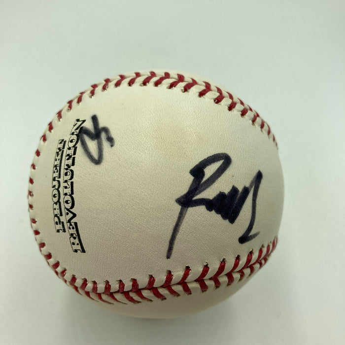 Linkin Park Band Signed Baseball 6 Signatures With Chester Bennington JSA COA