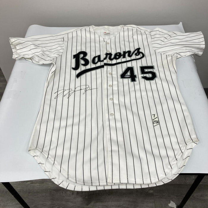 Michael Jordan Signed Birmingham Barons Baseball Jersey Upper Deck UDA COA