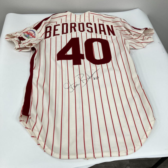 Steve Bedrosian 1986 Game Used Philadelphia Phillies Jersey MEARS A10 The Finest