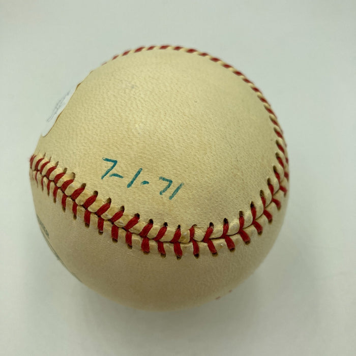 GARY BEBAN  Signed Vintage AL Baseball Heisman Trophy Winner JSA COA